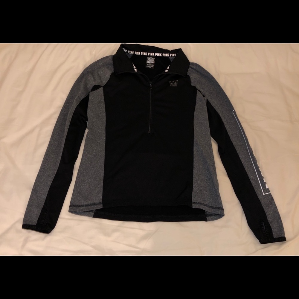 Love Pink half zip athletic sweater